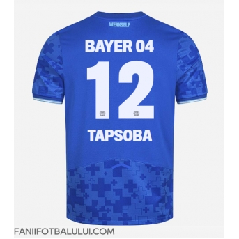 Bayer Leverkusen Edmond Tapsoba #12 Tricou Fotbal Replică 2025-26 Barbati Treilea